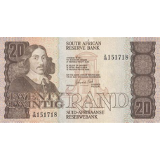 P121c South Africa - 20 Rand Year ND